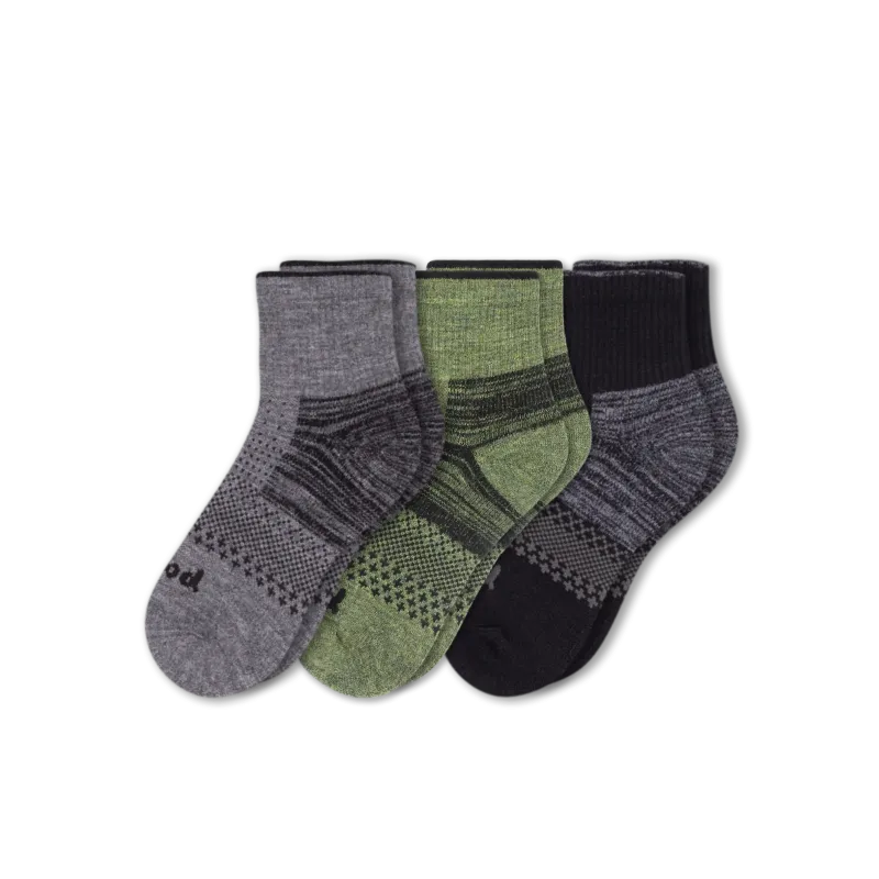 3 Pack - Men's Hiking Quarter Pacas Socks