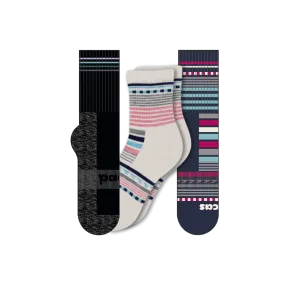3 Pack - Women's Hiking Crew Pacas Socks