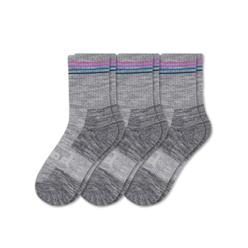 3 Pack - Women's Hiking Crew Pacas Socks