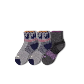 3 Pack - Women's Hiking Quarter Pacas Socks