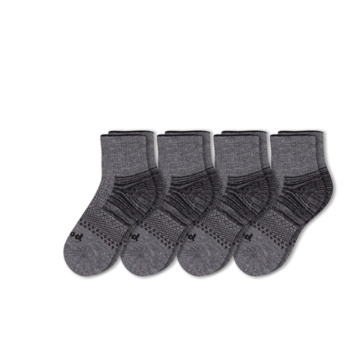 4 Pack - Men's Hiking Quarter Pacas Socks