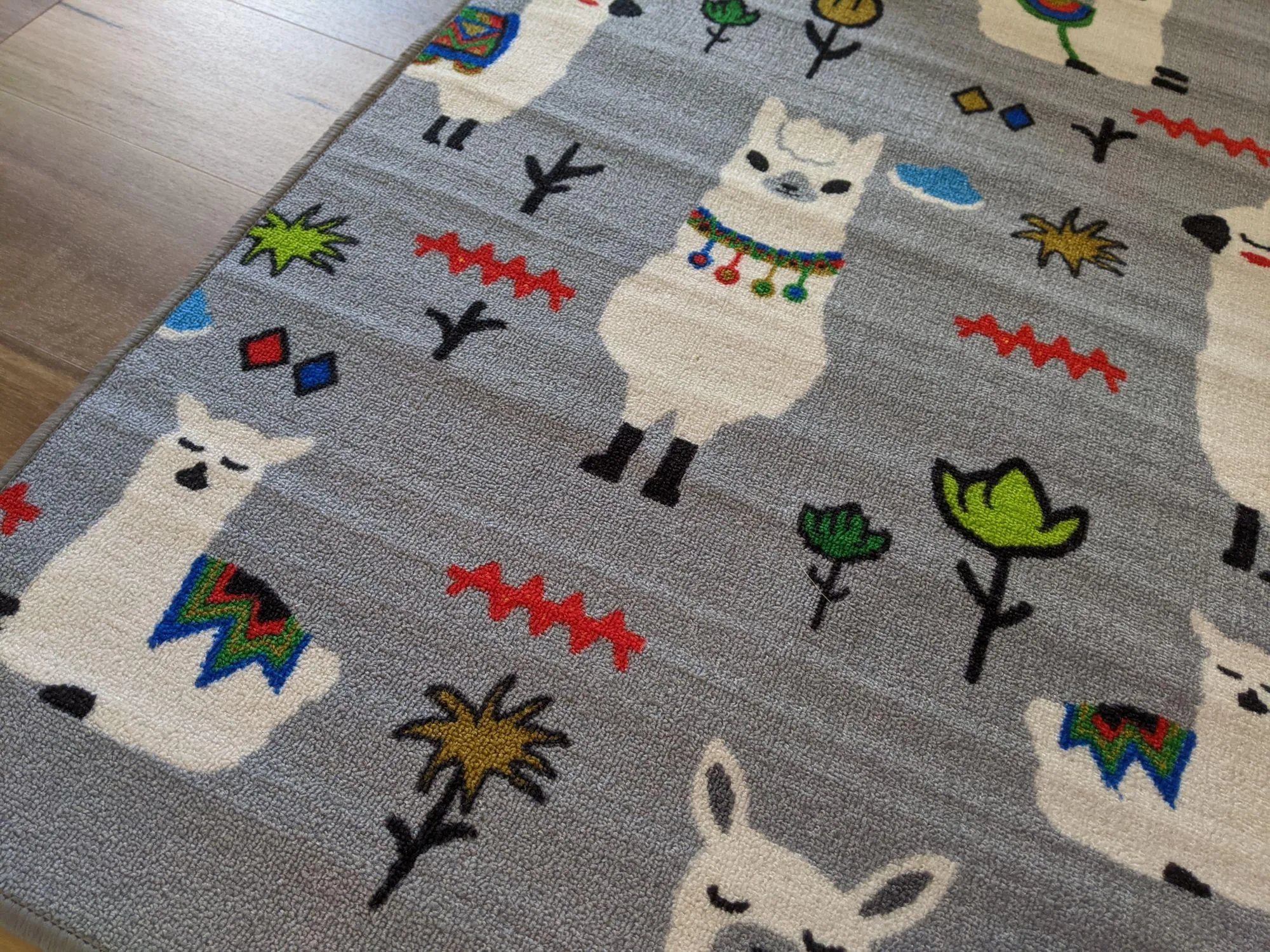 Alpaca Grey kids rug