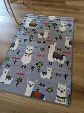 Alpaca Grey kids rug