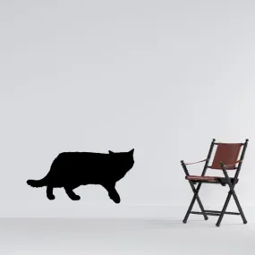 Cozy Cat Walking Decal