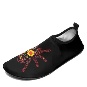 Floral Spider Sockamoccs Slip On Shoes
