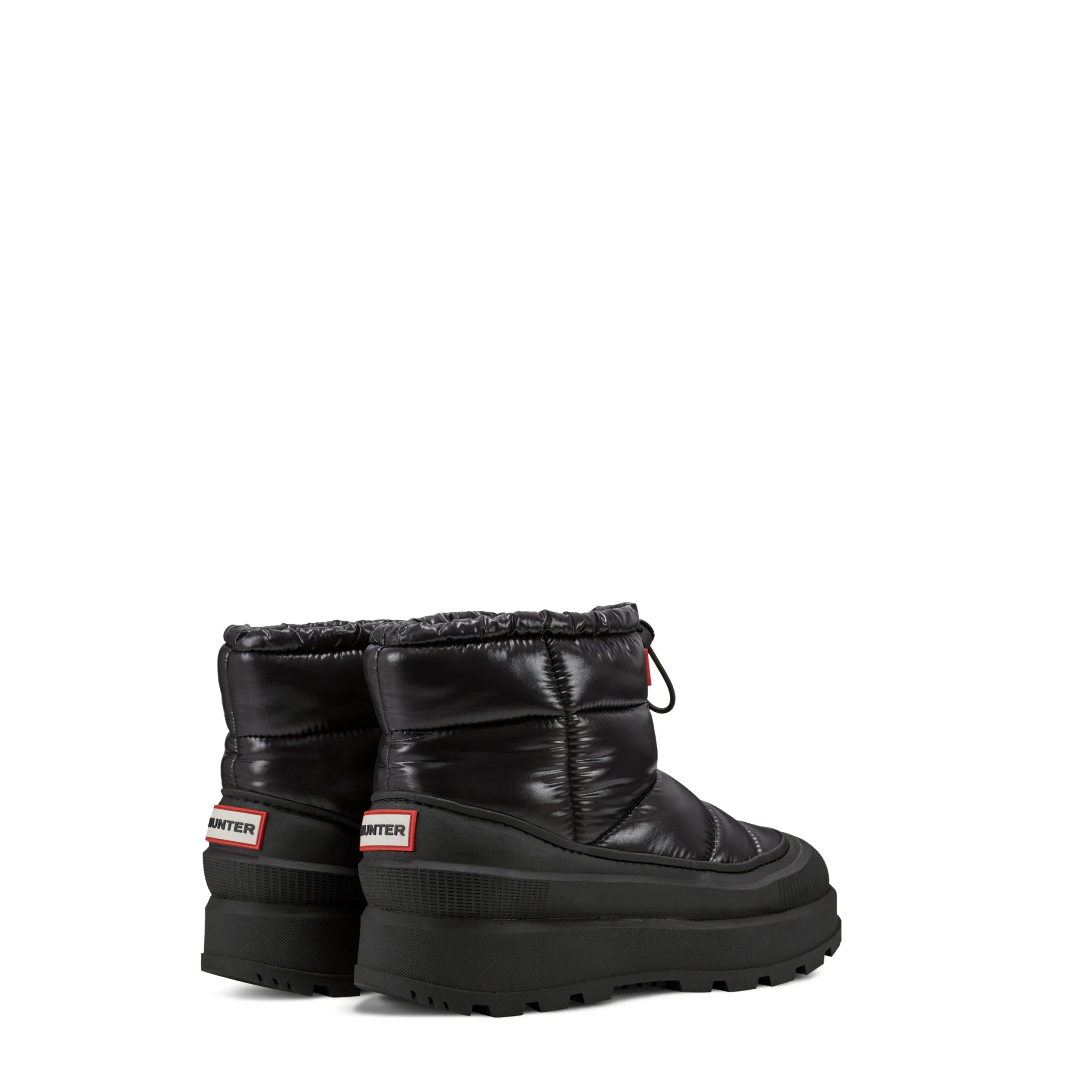 Hunter Women's Amble Waterproof Snow Booties Black HWAMBLE 001