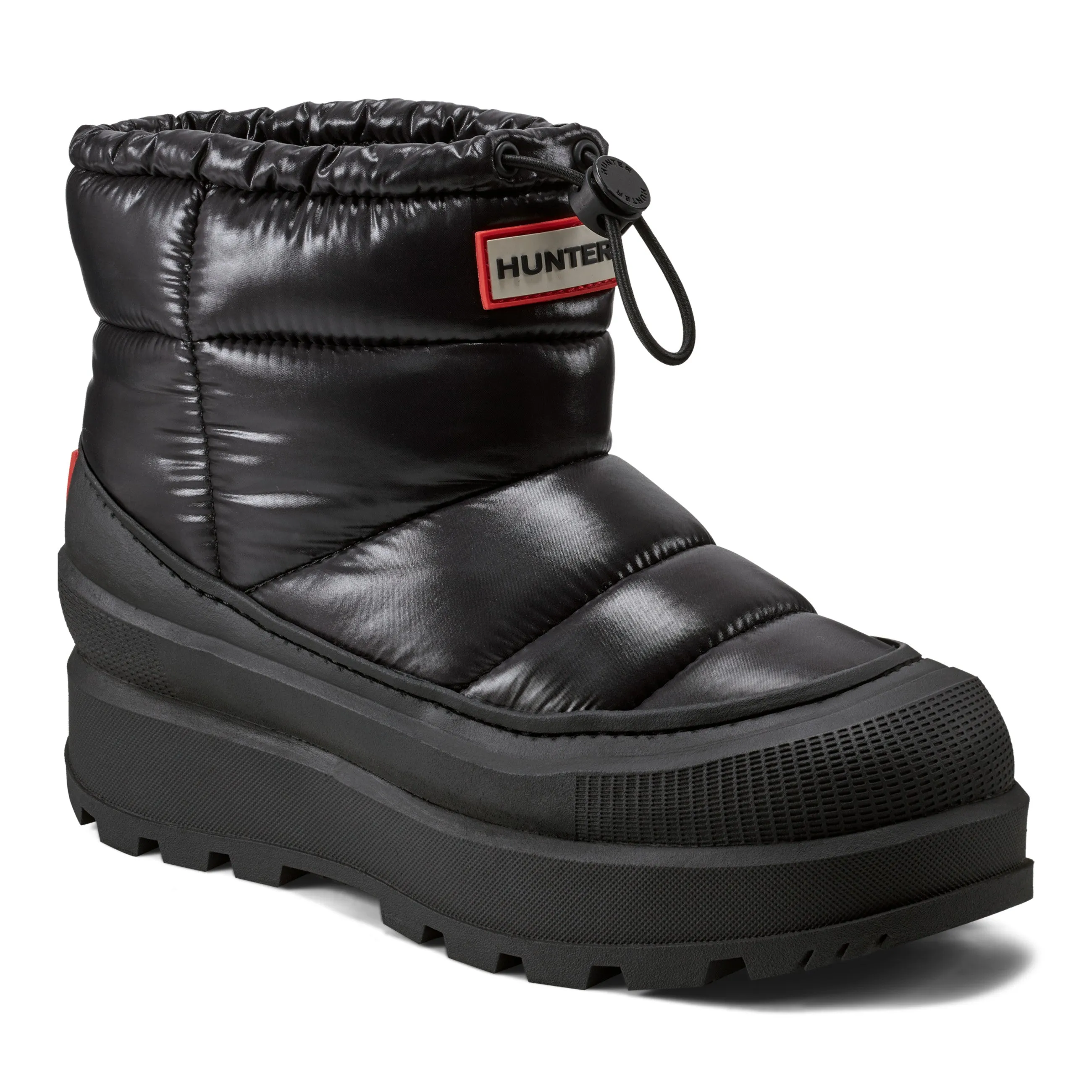 Hunter Women's Amble Waterproof Snow Booties Black HWAMBLE 001