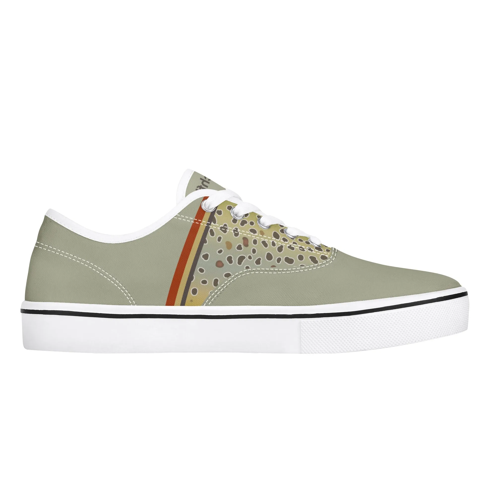 Mens Browntown Racer Canvas Boat Shoe