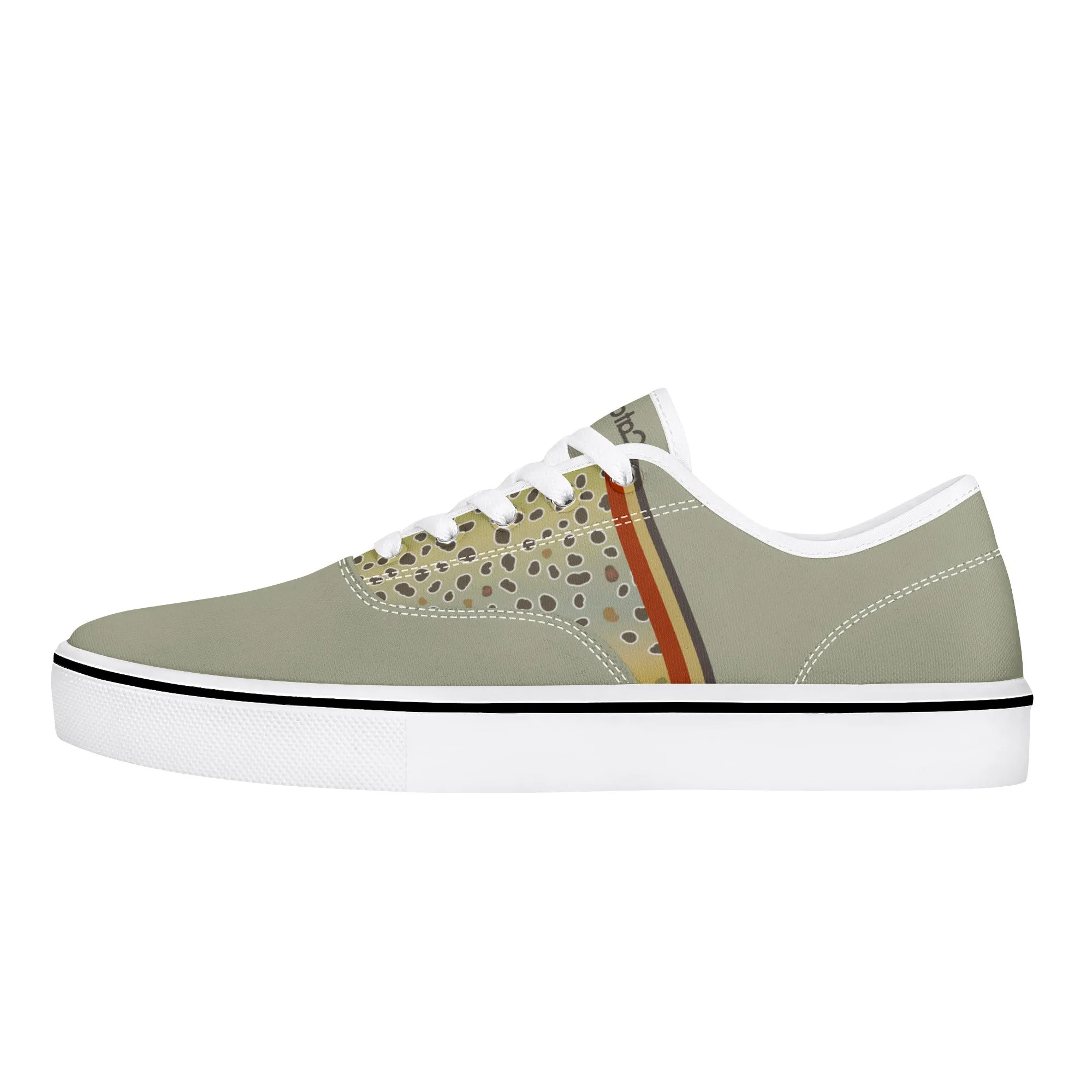 Mens Browntown Racer Canvas Boat Shoe