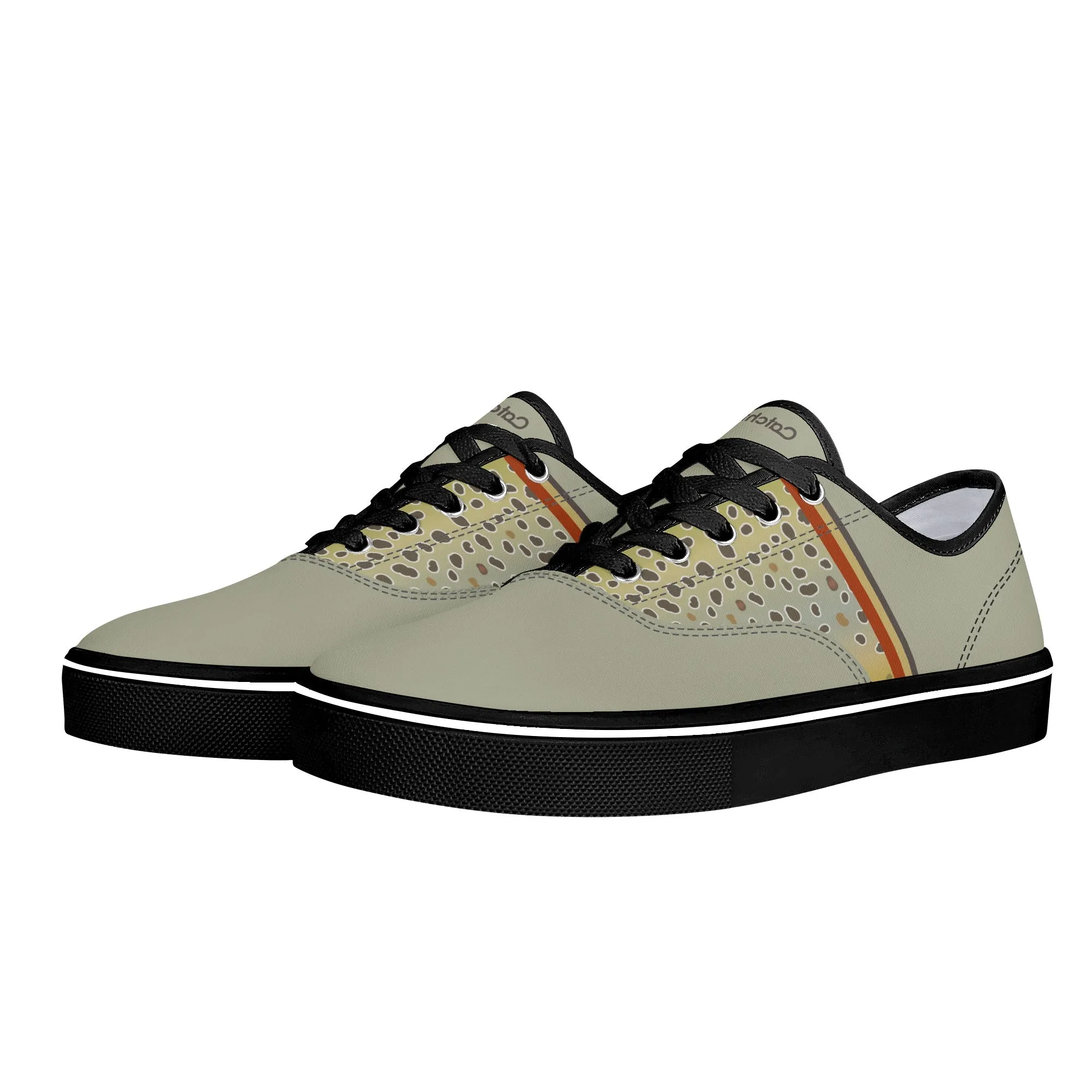 Mens Browntown Racer Canvas Boat Shoe