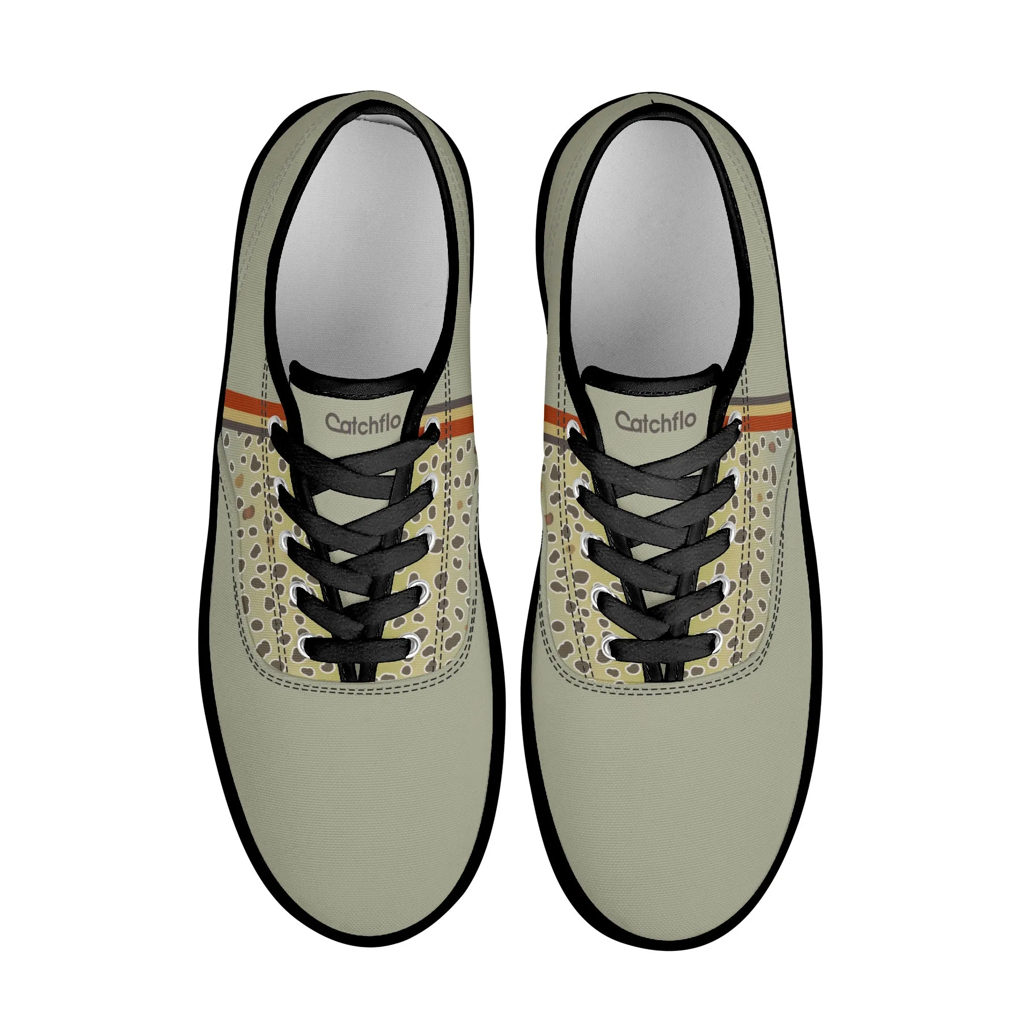 Mens Browntown Racer Canvas Boat Shoe