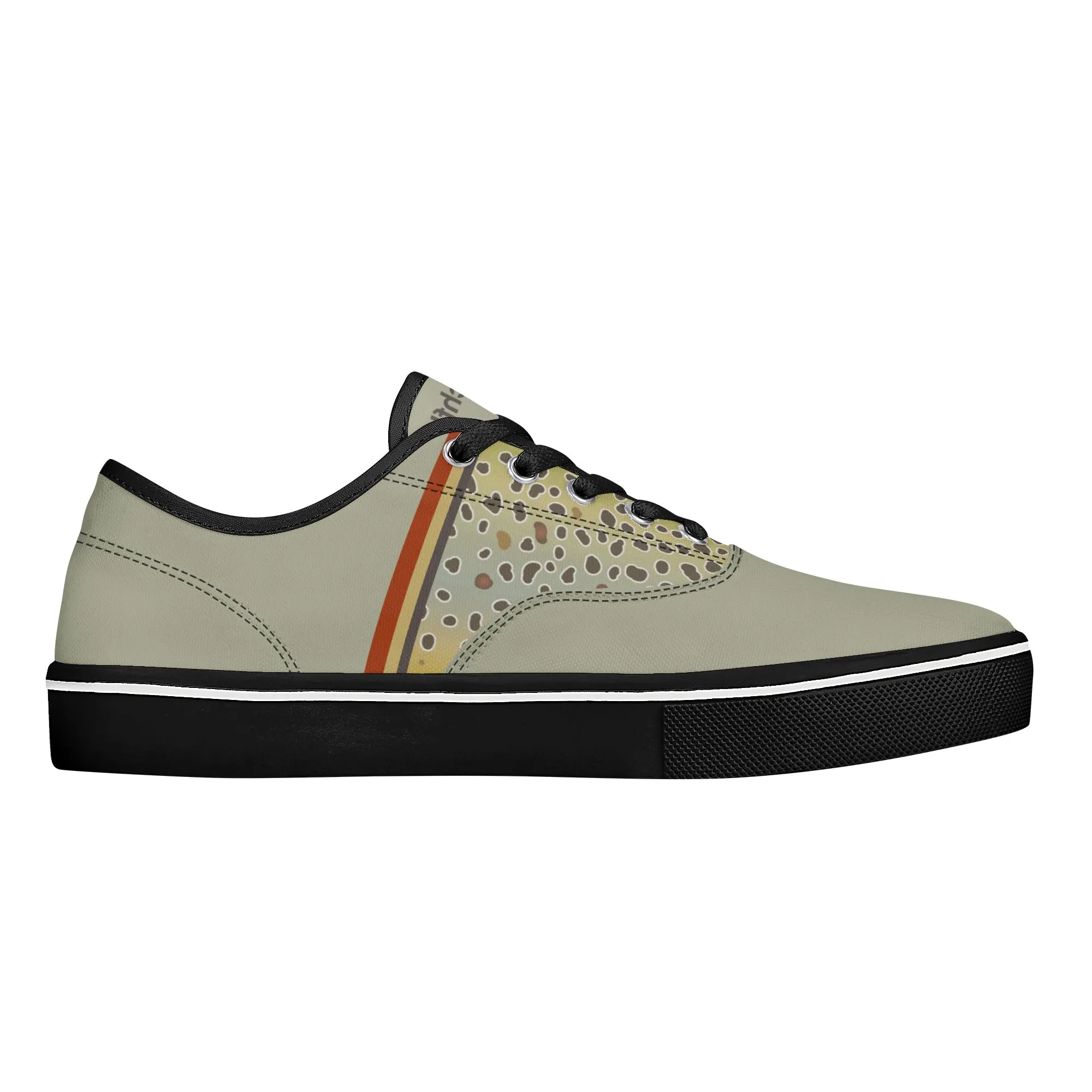 Mens Browntown Racer Canvas Boat Shoe