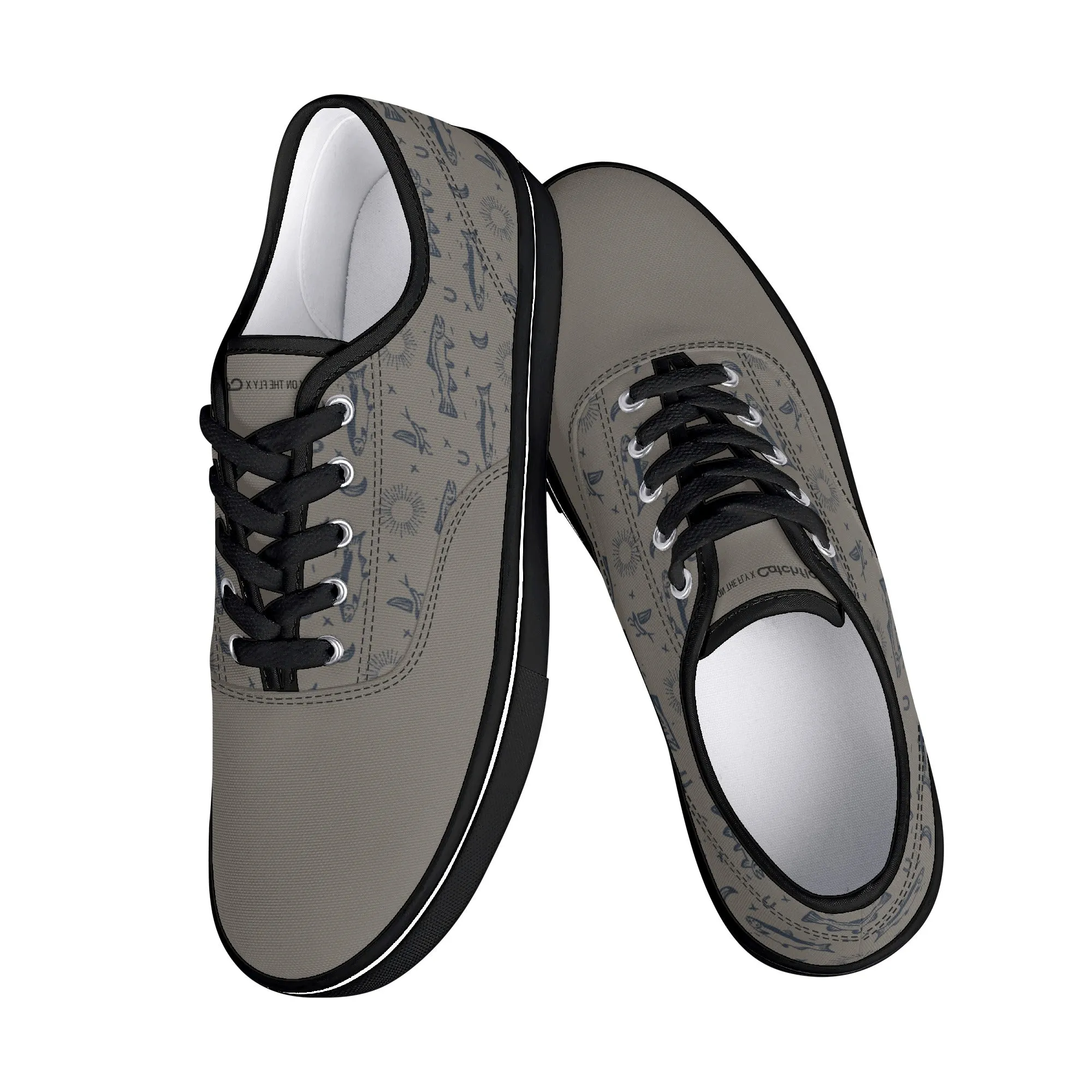 Mens Shyanne Orvis   Catchflo Untamed Canvas Boat Shoe