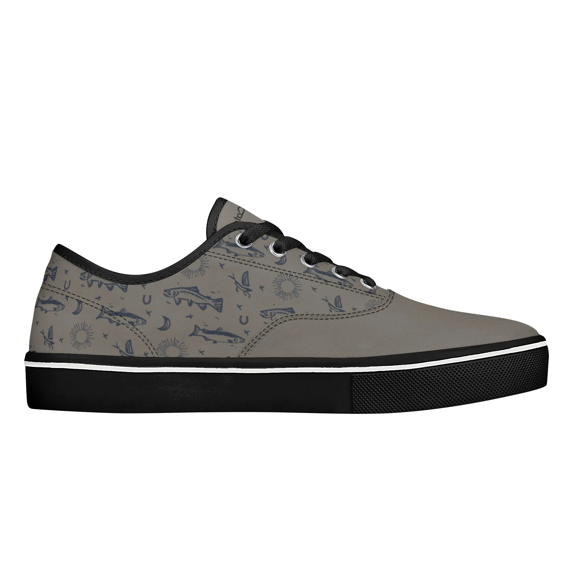 Mens Shyanne Orvis   Catchflo Untamed Canvas Boat Shoe