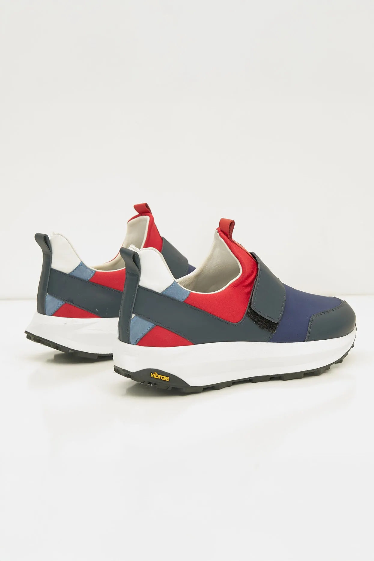 Neoprene Racers Vibram Sole - Navy Red