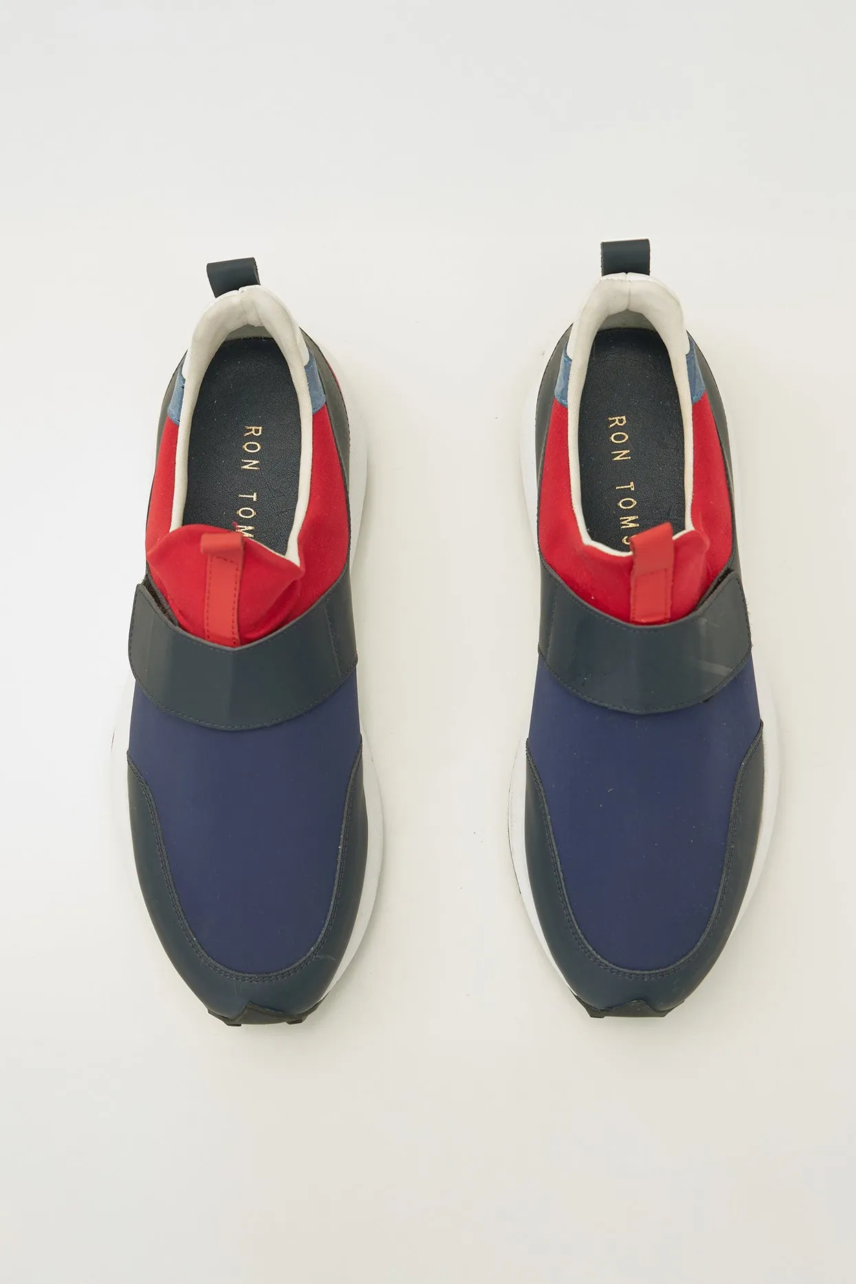 Neoprene Racers Vibram Sole - Navy Red