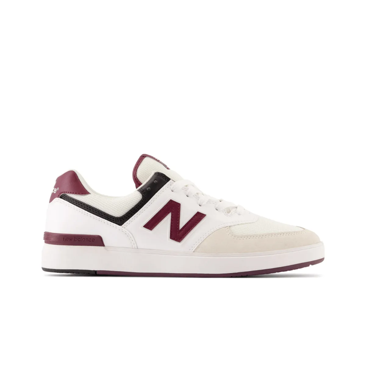 New Balance Mens 574 Court Casual Sneakers CT574LFF White/Crimson