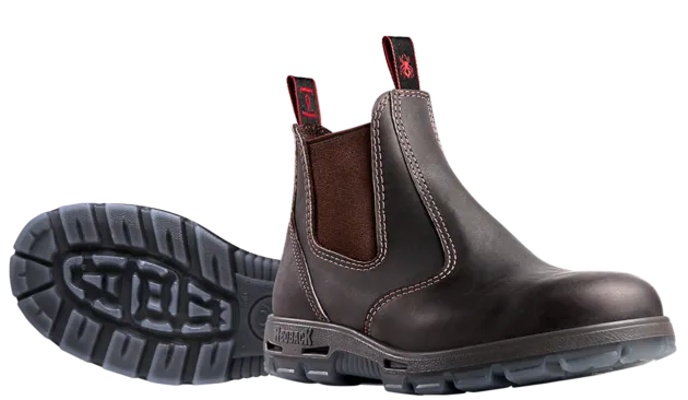 Redback Soft Toe Work Boot - Claret UBOK