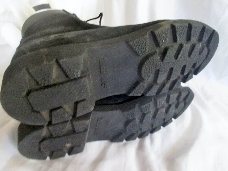 TIMBERLAND 19039 Leather 6-Inch Classic HIKING Boots BLACK 8 Trek Field Trail Camping