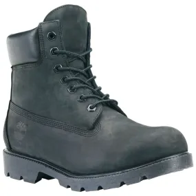 TIMBERLAND 19039 Leather 6-Inch Classic HIKING Boots BLACK 8 Trek Field Trail Camping