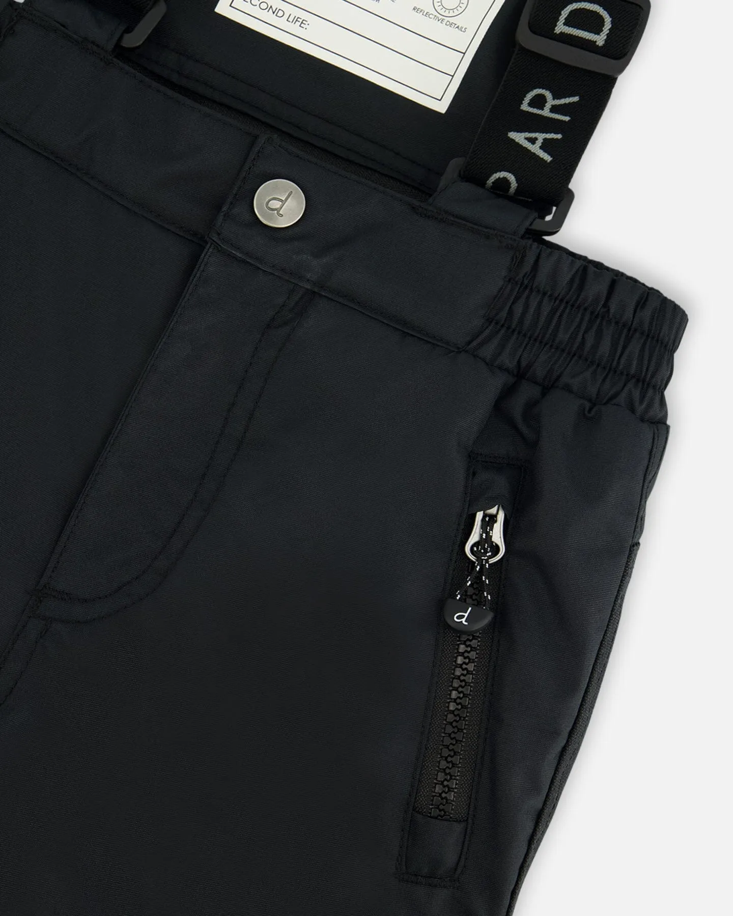 Two Piece Snowsuit Printed Glaciers And Black