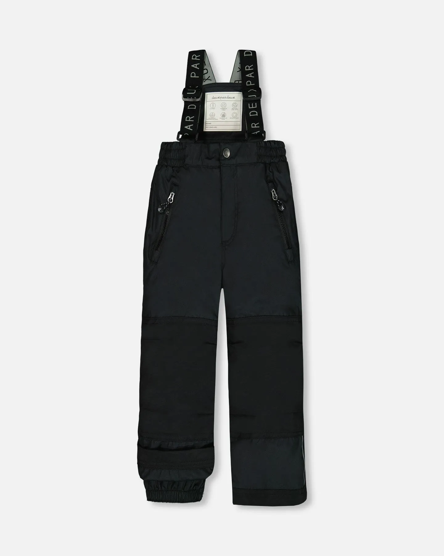 Two Piece Snowsuit Printed Glaciers And Black