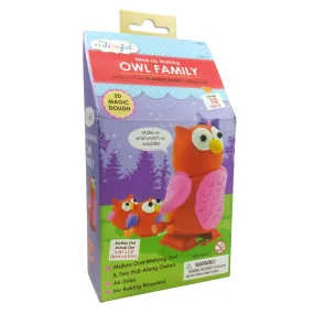 Wind-Up Walking Owl Family