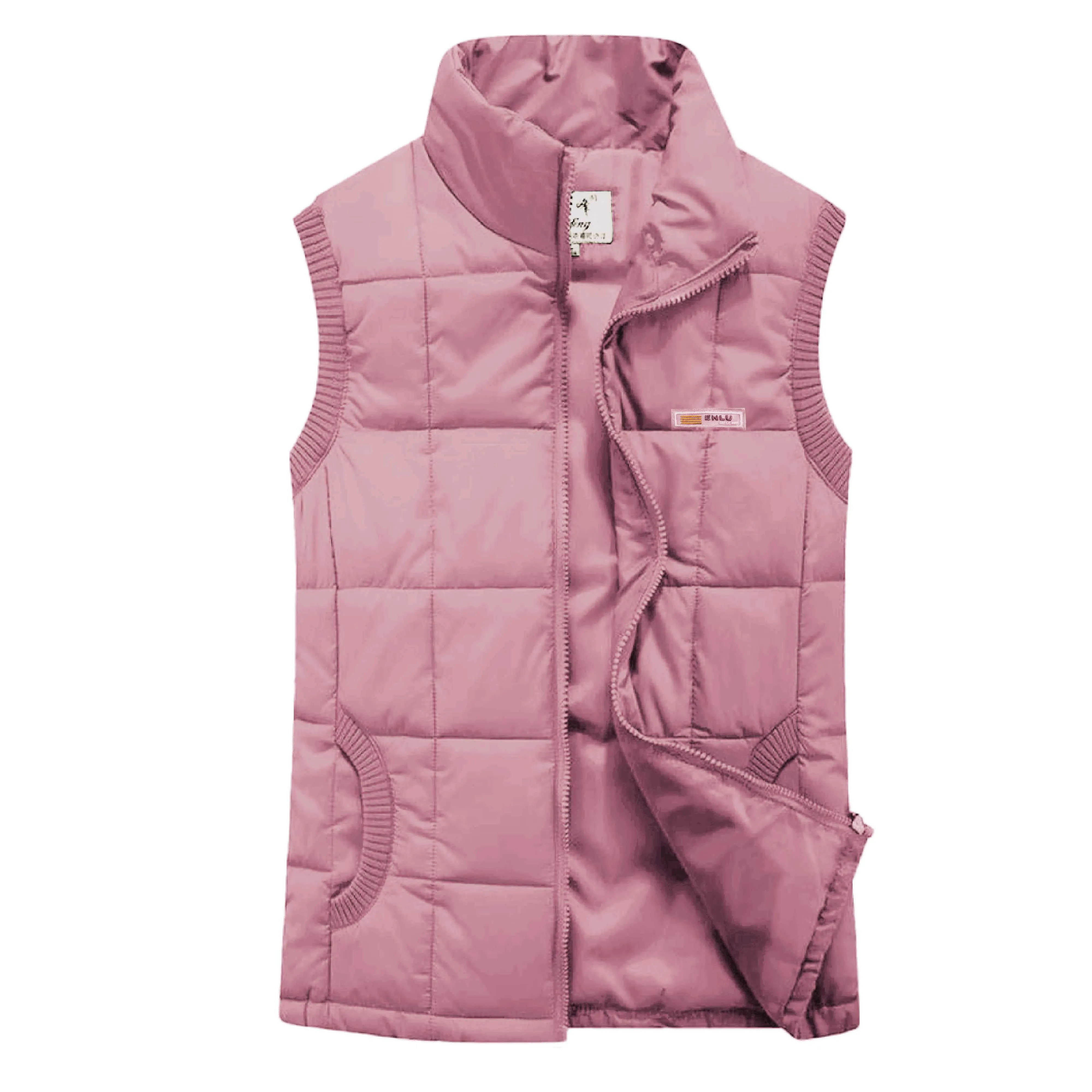 Women Puffer Square Cross Imported Gillet