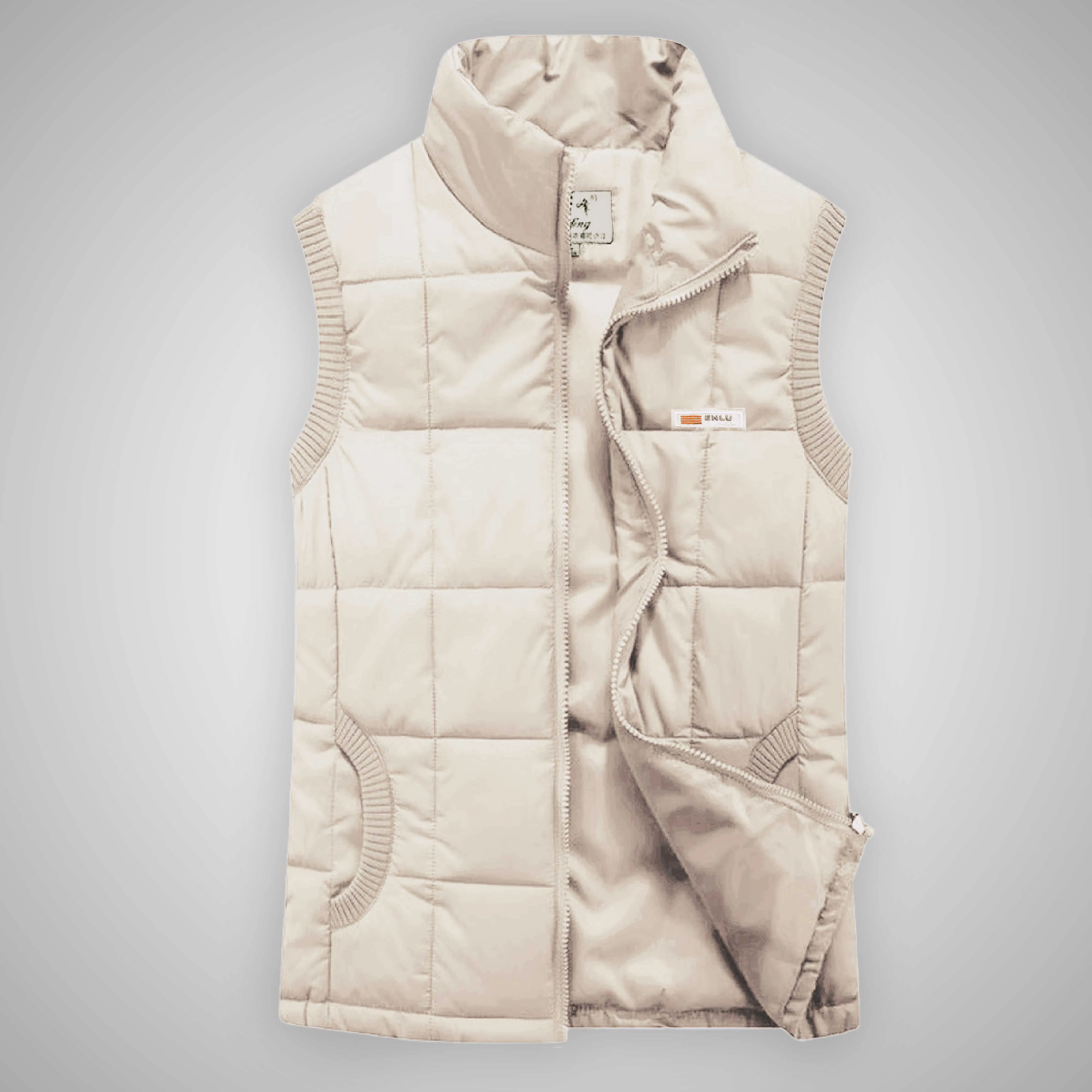 Women Puffer Square Cross Imported Gillet