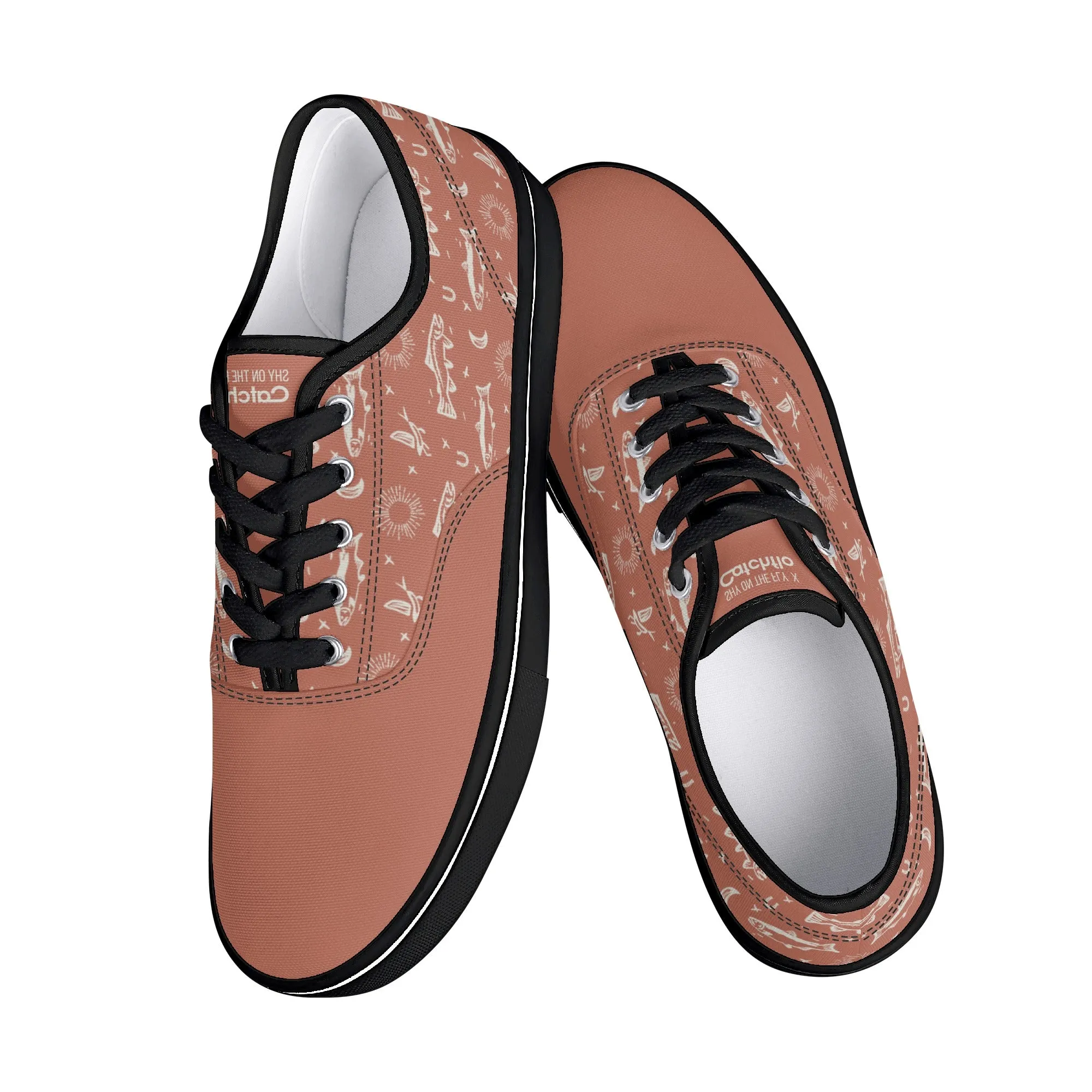 Womens Shyanne Orvis   Catchflo Untamed Canvas Boat Shoe (dusty rose)