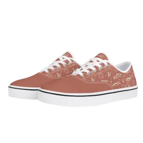 Womens Shyanne Orvis   Catchflo Untamed Canvas Boat Shoe (dusty rose)