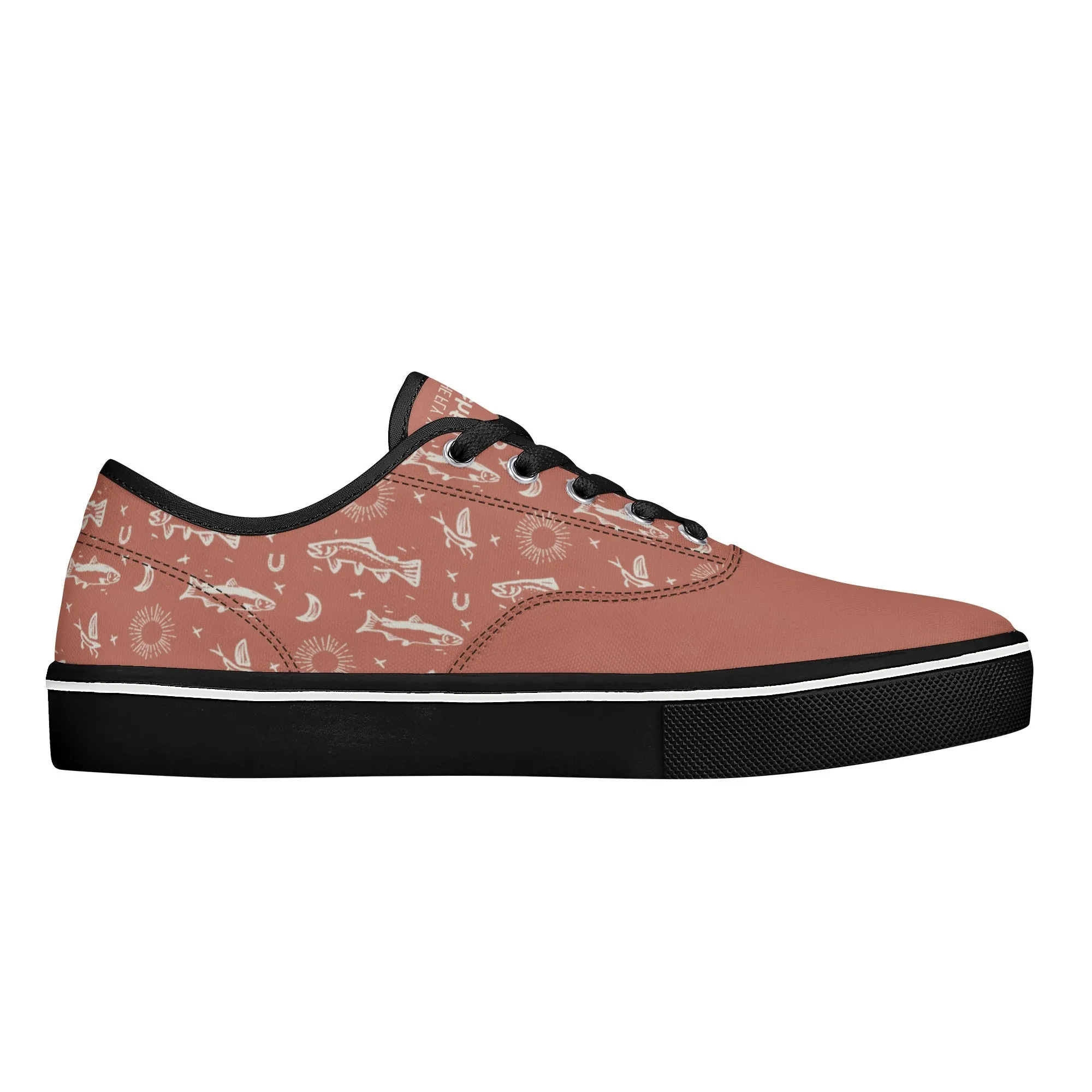 Womens Shyanne Orvis   Catchflo Untamed Canvas Boat Shoe (dusty rose)