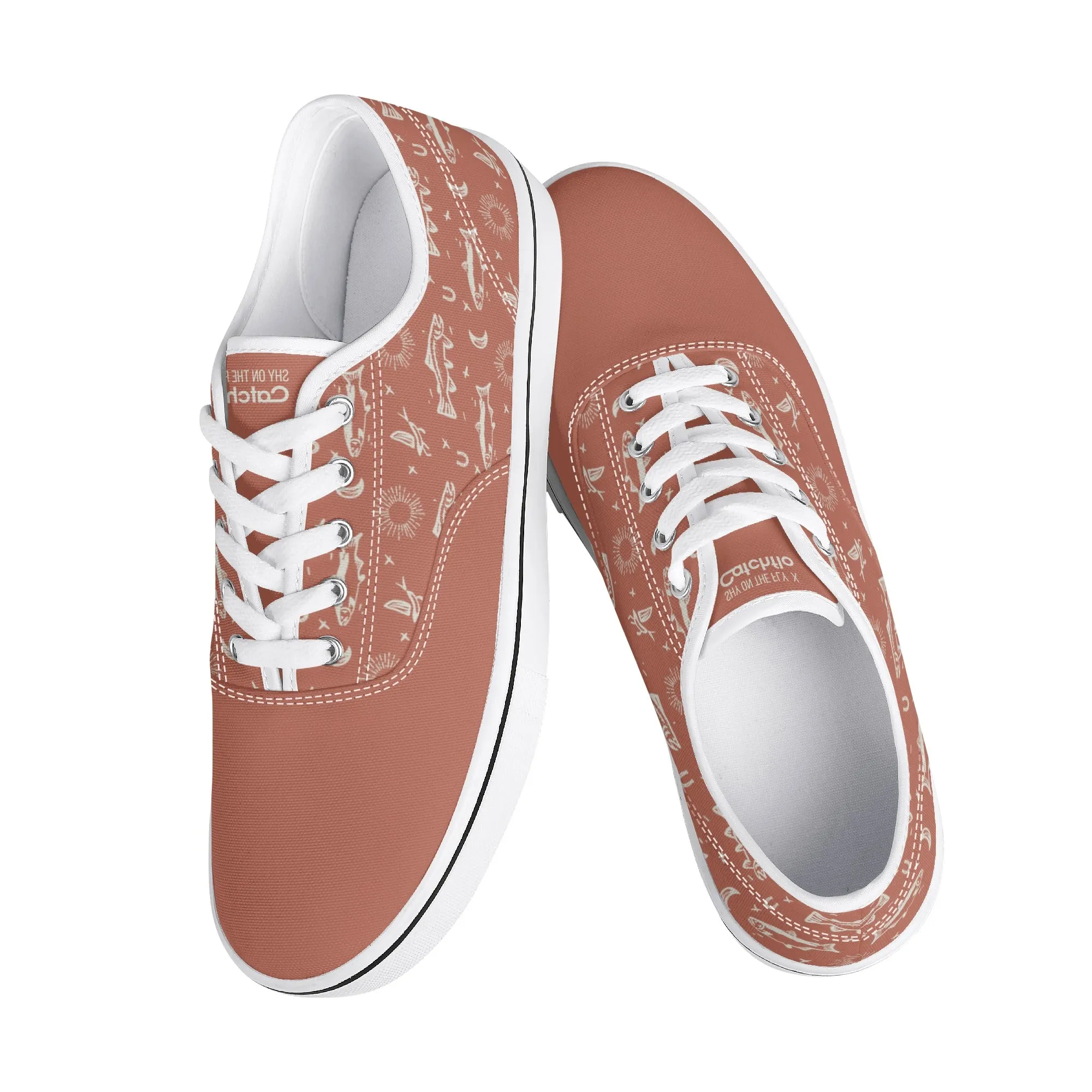 Womens Shyanne Orvis   Catchflo Untamed Canvas Boat Shoe (dusty rose)