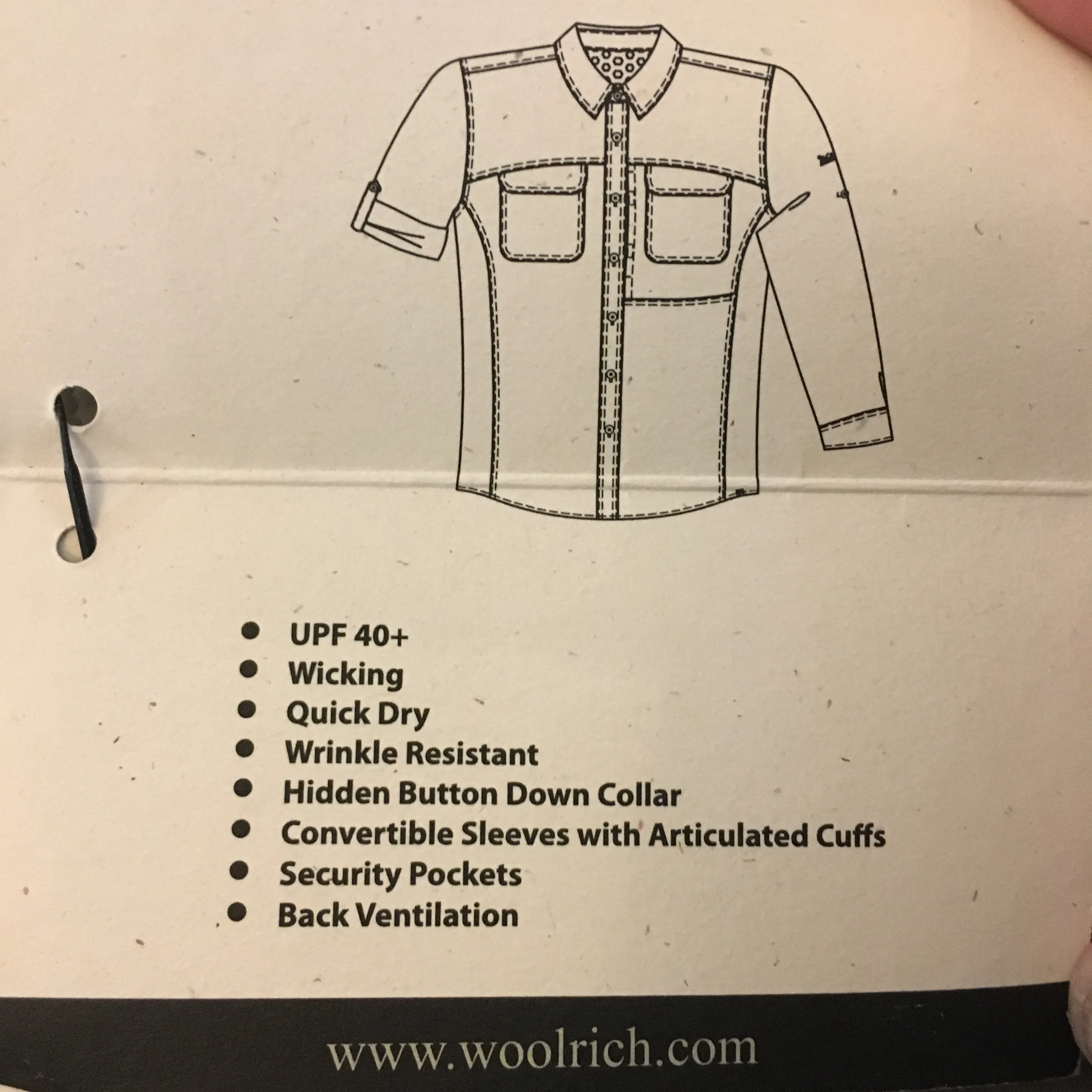 Woolrich Cross Country Tarn Dye LS - Men's Small - Pre-owned - N7THU2