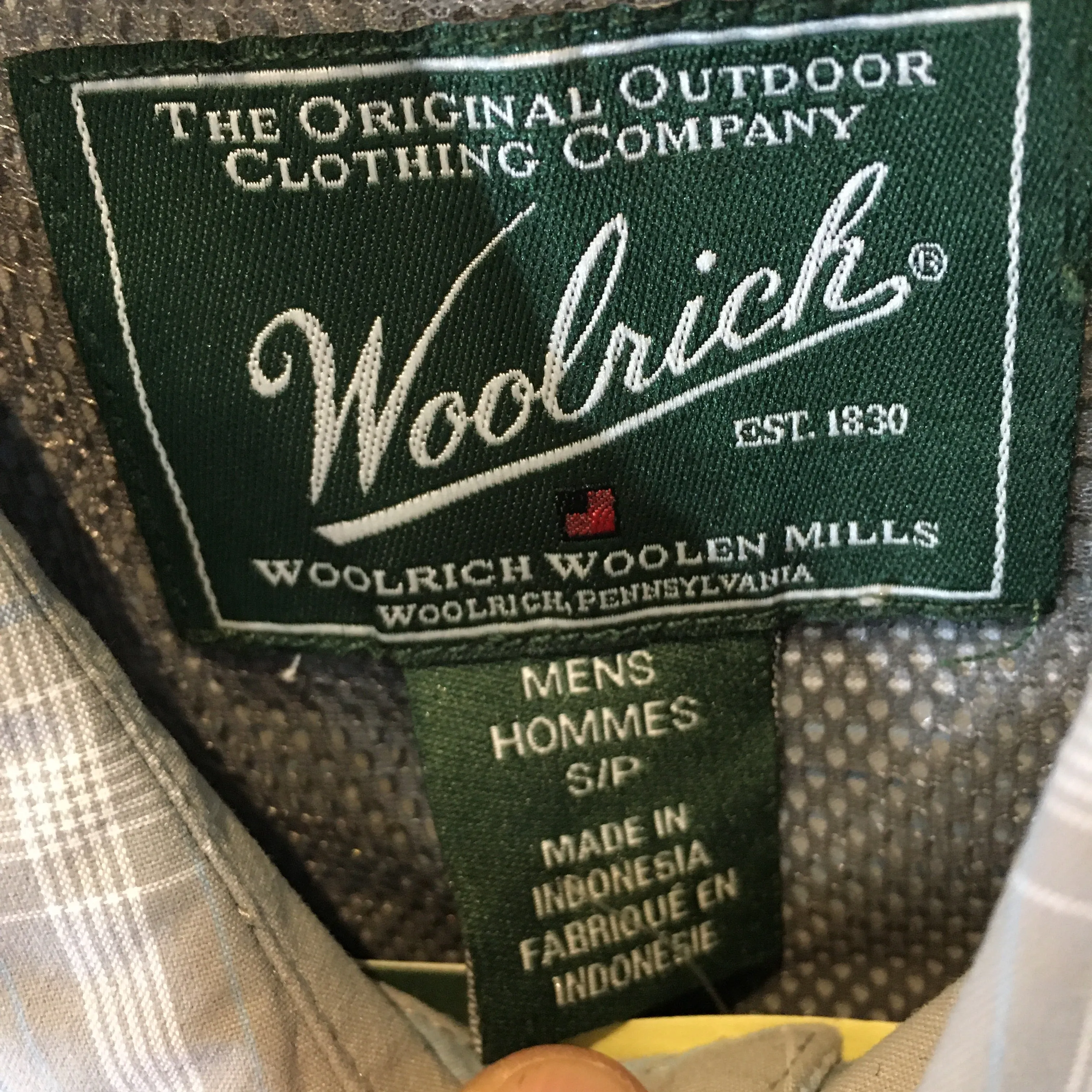 Woolrich Cross Country Tarn Dye LS - Men's Small - Pre-owned - N7THU2